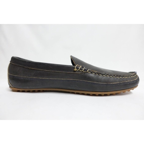 ALLEN EDMONDS Men Loafers Interstate 90 Navy Blue 12 D Driving Moccasins Leather main image 8
